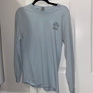 Blue Pawz long sleeve shirt
